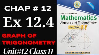 Class 11 Ex 124 Complete Chap12  Graph Of Trigonometry  XI MATH SINDH BOARD [upl. by Elam]