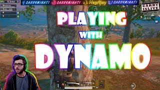 PLAYING WITH DYNAMO  CARRYMINATI  PUBG MOBILE HIGHLIGHTS [upl. by Ybbor]