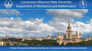 Virtual International Applicants Day at Lomonosov Moscow State University  May 21 2023 [upl. by Corene]