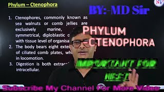 PhylumCtenophora ByMD Sirtrending viral neet aiims mbbs motivation neet2024 [upl. by Enelahs]