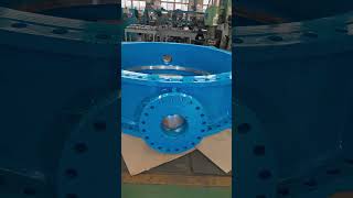 DN2400 Butterfly valve finished painting [upl. by Niamrahc322]