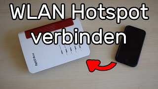 Fritzbox mit Smartphone WLAN Hotspot verbinden [upl. by Lodge]