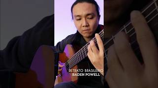 “Retrato Brasileiro” do mestre Baden Powell 🎼🎵violão fingerstyle violãobrasileiro [upl. by Zondra]