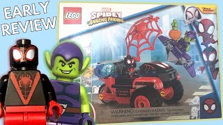 EARLY REVIEW LEGO SPIDERMANs TECHNO TRIKE Set 10781 [upl. by Bernadina]