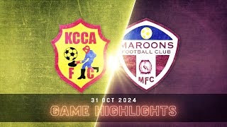 EXTENDED HIGHLIGHTS  Kampala Capital City Authority 50 Maroons FC  StarTimes UPL MD7 2425 [upl. by Wendalyn495]