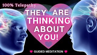 BE ON THEIR MIND ✨Telepathy Meditation✨ Make SP Think About you 💖INSTANTLY [upl. by Selda81]