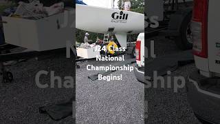 The 2024 J24 National Championships The Boats Arrive sailing sailingcommunity [upl. by Bohon405]