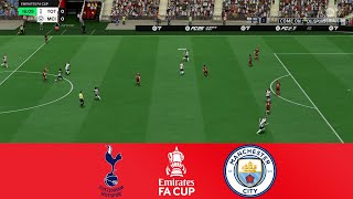 Tottenham vs Man City  FA Cup 202425  FC25 Gameplay [upl. by Hareema]