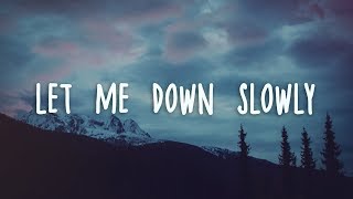 Alec Benjamin  Let Me Down Slowly Lyrics [upl. by Talbot535]