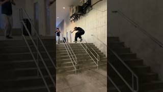 Heavy back 180 from our new team rider Mekai Lang skateboarding [upl. by Ronile]