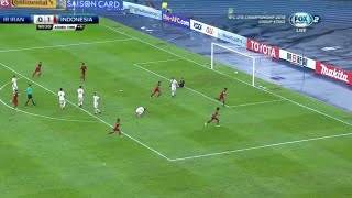 Indonesia vs Iran U16 20 Full Highlights English Commentary  AFC Cup U16 2018 Grup C [upl. by Angle]