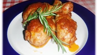 POLLO CON SALSA DI POMODORO  RICETTA [upl. by Mcnair260]