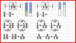 Solve missing number problems for addition and subtraction of fractions  Fractions  Year 6 [upl. by Ellerahs202]