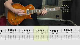 Foo Fighters  Rope Riff Guitar Tab and Real Backing Track [upl. by Burford822]