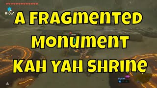 A Fragmented Monument Shrine Quest  Kah Yah Guide and Chest  Quick TimingZelda Breath of the Wild [upl. by Biel]