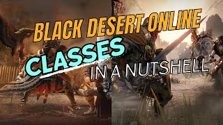 Black Desert Online Classes In A Nutshell v2 [upl. by Anileve]