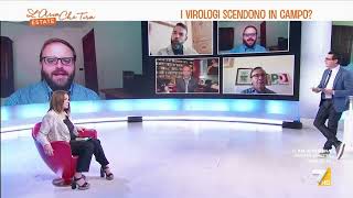 Scontro tra Lorenzo Pregliasco e Francesco Borgonovo quotLa Verità parla a quei mondi [upl. by Oigolue]