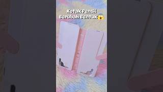 Kotak Pensil Berubah Bentuk😱 kotakpensillipat kotakpensilpapantulis kotakpensilpenyanggabuku [upl. by Ehman]