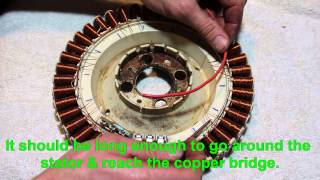 FampP washing machine stator rewiring tutorial [upl. by Grondin]