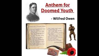 Anthem for Doomed Youth by Wilfred Owen summary in Tamil LiteratureCouple  shorts [upl. by Win826]