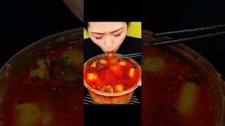 ASMR EATING SPICY NOODLES [upl. by Mani957]