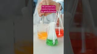 The presence of a catalyst increases the speed of reaction catalyst shorts interestingfacts [upl. by Ytsirk98]