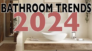 BATHROOM TRENDS 2024  Interior Design [upl. by Acisset]