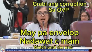 OVP badget hearing may natanggap na envelop c mam nag laglag an na sa hearing sa quadcom [upl. by Cathy78]