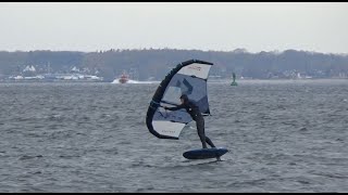 Johannes from oaseforumde  wingfoiling 1  Kiel 18112020 [upl. by Ahcire]