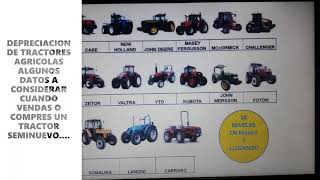 DEPRECIACION DE TRACTORES AGRICOLAS [upl. by Cyrie162]