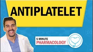 Pharmacology  Antiplatelet nursing RN PN NCLEX [upl. by Kalagher]