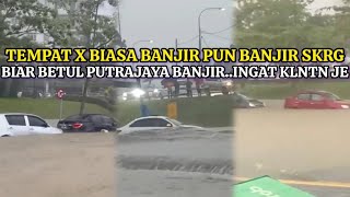 PUTRAJAYA amp NILAI DILANDA BANJIR BANYAK KERETA DITENGGEL4MI AIR [upl. by Ternan]