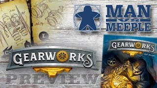 Gearworks PieceKeeper Games Preview by Man Vs Meeple [upl. by Nattirb53]