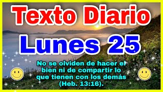 Texto diario lunes 25 de septiembre 2023 ✅ texto diario 🔴 TEXTO DIARIO de Hoy [upl. by Edora192]