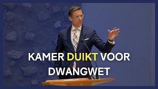 Kamer duikt voor dwangwet [upl. by Triplett]