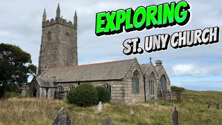 Exploring St Uny Church Lelant  Finding My 3rd Great Grandfather [upl. by Mullac]