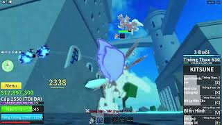 Blox Fruits Overpowered Kitsune PvP Skills Combo to Defeat Any Opponent ep1 [upl. by Atel]