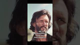 Kris Kristofferson The GOAT RIP amp Godspeed CWMusic kriskristofferson [upl. by Macintosh83]