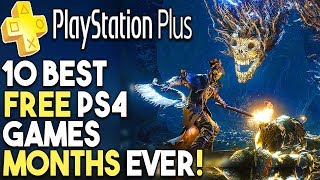 The 10 BEST PS FREE PS4 Games Months EVER [upl. by Sitrik968]