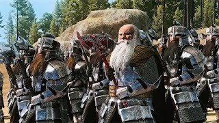 Dwarves of EreborIron Hills amp Dale Vs Easterlings  Lord of the Rings Cinematic Battle [upl. by Lahcim280]