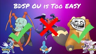 BEST TEAM FOR BDSP OU Pokémon BDSP Showdown Live1 [upl. by Leahcimal]