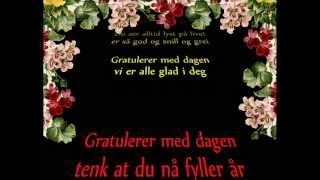 Gratulerer med dagen [upl. by Rankin]