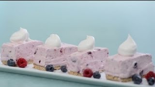 Fruit Smoothie NoBake Cheesecake Recipe  PHILADELPHIA Cream Cheese [upl. by Waterman189]