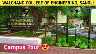 Walchand college of engineering Sangli  Walchand college Sangli Campus Tour [upl. by Irehj695]