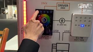 ISE 2022 Chromateq Intros Touch 5121024 a Glass Touch Panel for DMX Control With Up to 200 Scenes [upl. by Lewellen808]