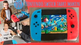 NINTENDO SWITCH TAART MAKEN  DIY  VERJAARDAGSTAART daanliesenkids [upl. by Lucine727]