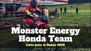 El Monster Energy Honda Team listo para el Dakar 2019 [upl. by Mauldon375]