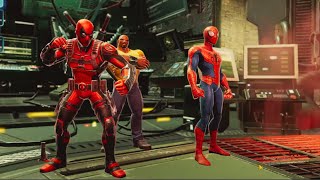 Deadpool vs spider man fight live fishing fishdom shark ageofapes marvel spiderman deadpool [upl. by Aciretehs97]