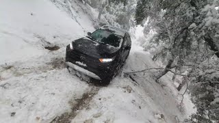 Caught In Snowstorm with a RAV4 Adventure [upl. by Harihat]