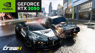 THE CREW 2  RTX3050 LAPTOP  i5 11400H  4GB VRAM [upl. by Ellehcem]